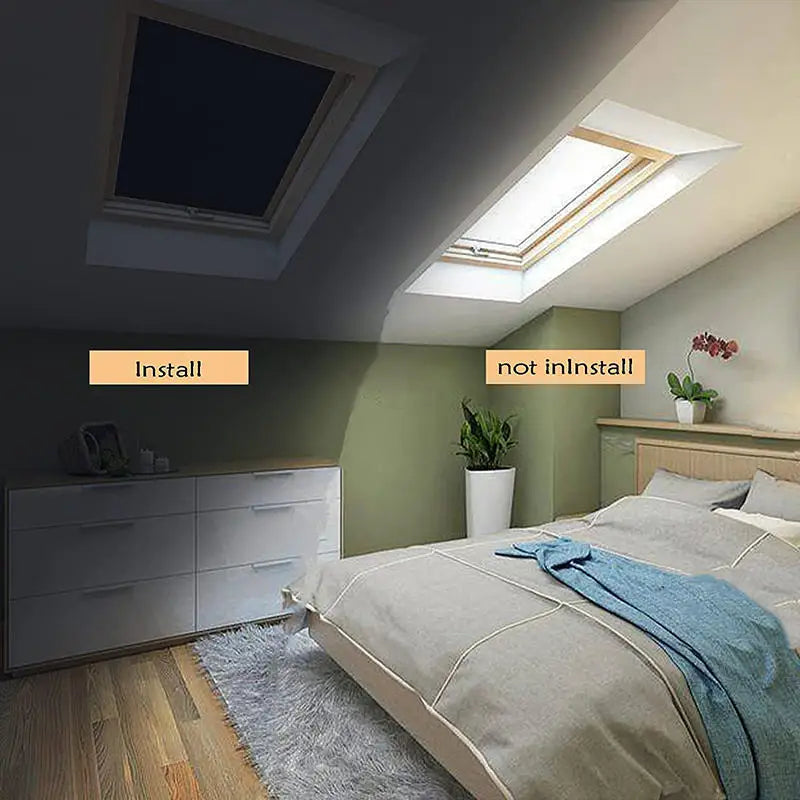 Universal Blackout Curtain Removable Portable Travel Blocking Darkest Window Film Cloth Temporary DIY No Drill Curtains