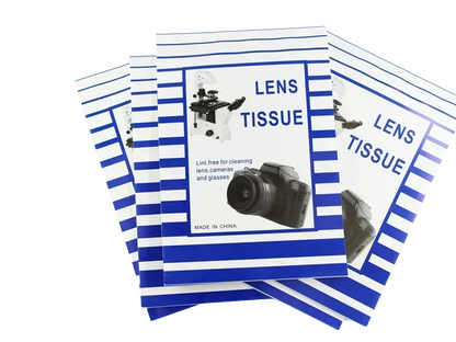 100 Sheets Soft Camera Lens Optics Tissue Cleaning Clean Paper Wipes Booklet