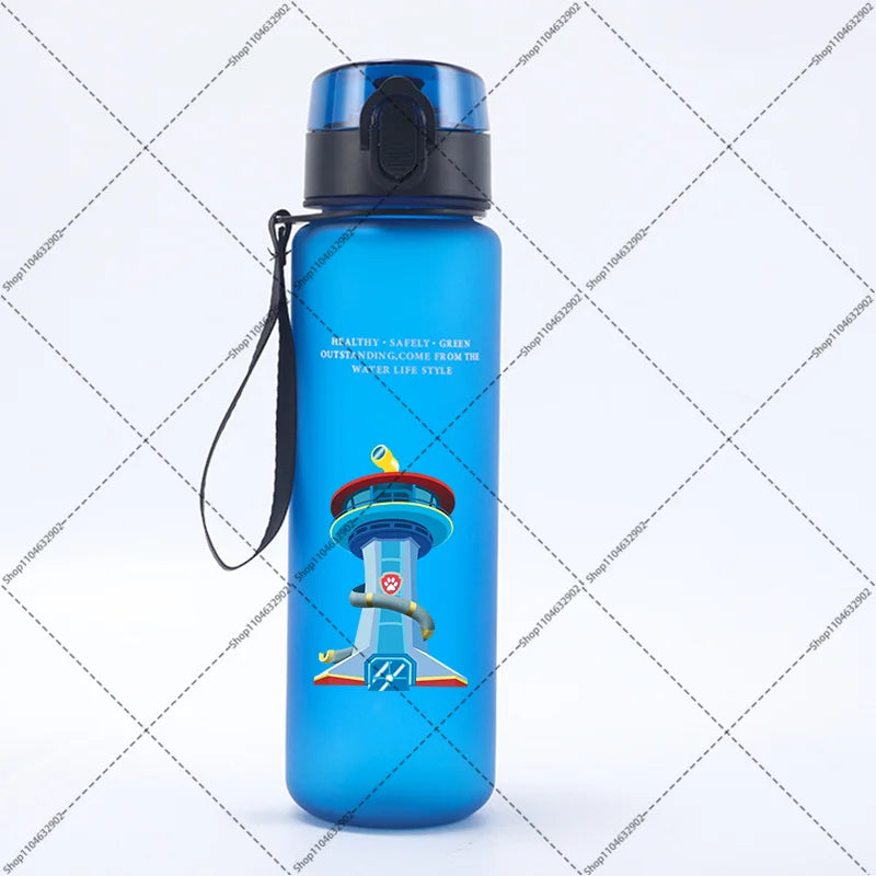 Paw Patrol 650ML Water Bottles Cartoon Anime Pattern Printed Sports Bottle Women Men Outdoor Fashion Cup Birthday Party Gifts