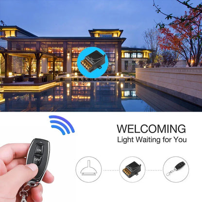 Universal Remote Control Switch 433mhz Wireless Switch AC 220V Relay and On Off Transmitter for Light Lamp Water Pump Door