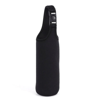 【SE】Portable Water Bottle Insulated Neoprene Holder Pouch Bag 420ML/550ML/750ML Travel Thermos Cup Cover With Adjustable Strap