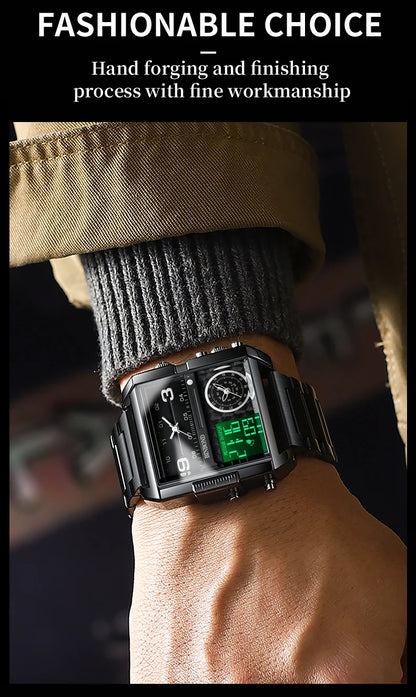 BINBOND Luxury quartz watches for men luminous waterproof multi-functional men's watch sport fashion casual reloj wristwatch TOP