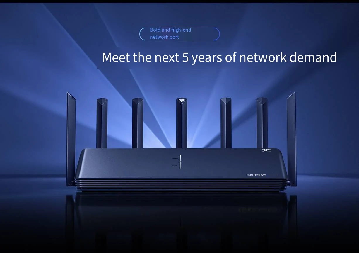 Xiaomi  Wireless Wifi 7 Router BE7000 Signal Booster Repeater Extend Gigabit Amplifier 160MHz 1GB Memory Tri-band Mesh Mi Route