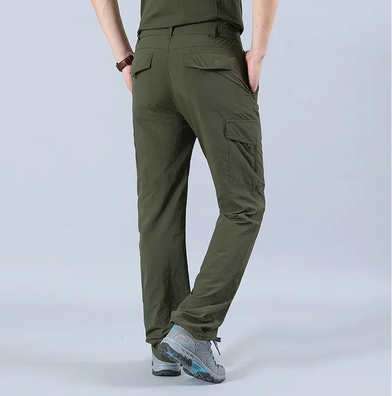 2025 New Outdoors Mens Tactical Pants Multiple Pocket Elasticity Urban Commuter Tacitcal Trousers Men Slim Fat Cargo Pant 5XL ﻿