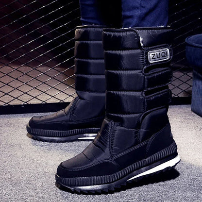 Winter Boots Thick Plush Waterproof Non-slip Boots Fashion Women Winter Shoes Warm Fur Botas mujer Women Snow Boots Platform