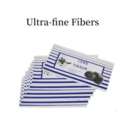 100 Sheets Soft Camera Lens Optics Tissue Cleaning Clean Paper Wipes Booklet
