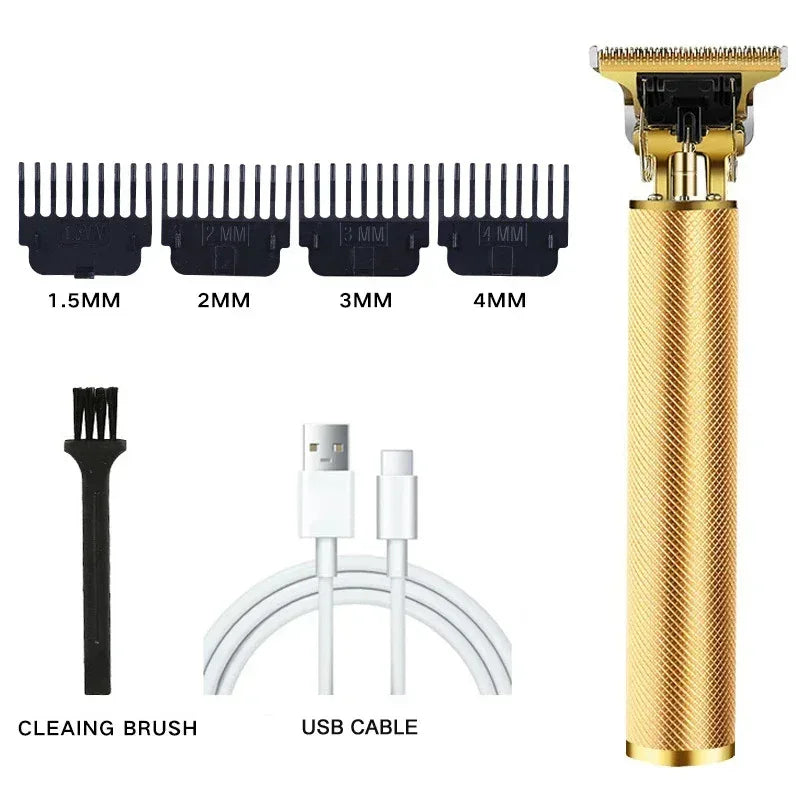 Electric Beard Trimmer for Men, Hair Cutting Machine, Rechargeable Hair Clipper, Barber Electric Shaver, Hot Sale