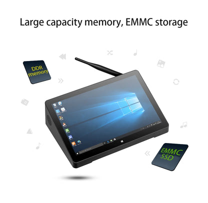 20256 Pipo H10 PRO 10.1 Inch IPS Touch Screen MINI PC Win11 Win10 OS Intel N100 Quad Core Tablet PC BT WIFI RJ45 USB 3.0 POE HD