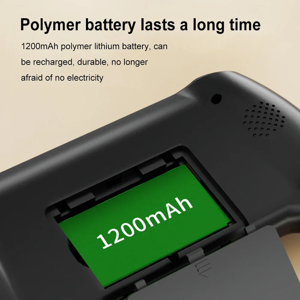 Portable Game Console 3.5inch LCD Screen Built-in 500 Games Nostalgic Game Console 1200mAh Video Game Console for Single Player
