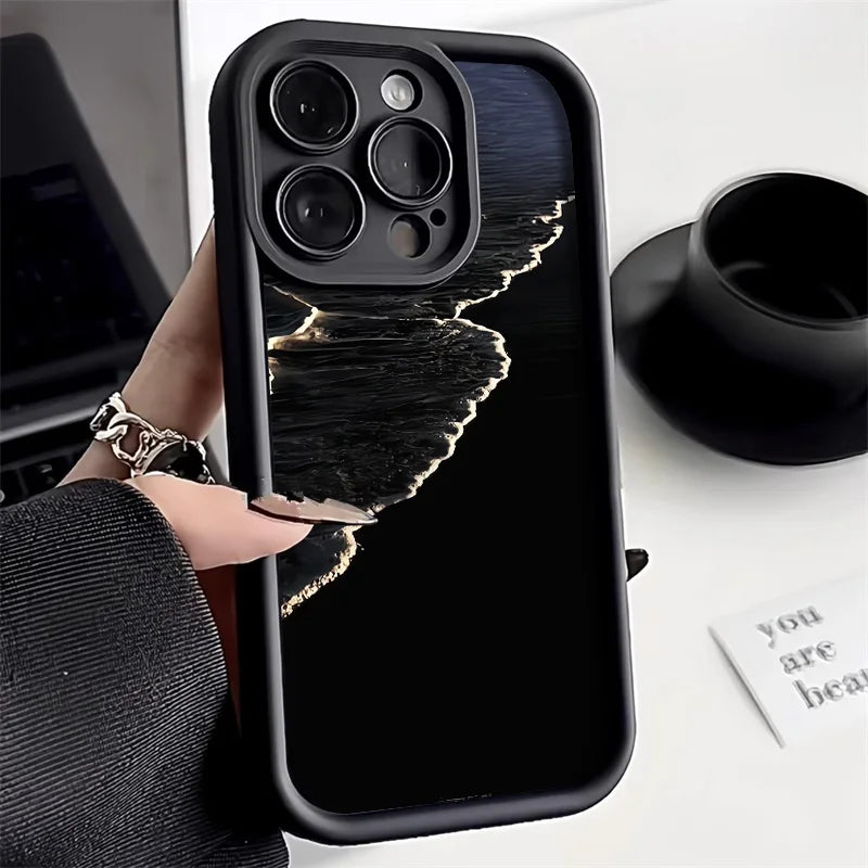 Soft Candy Liquid Silicone Phone Case For iPhone 13 Case iPhone 15 11 14 12 16 Pro Max XR XS X 7 8 Plus SE Shockproof Cover