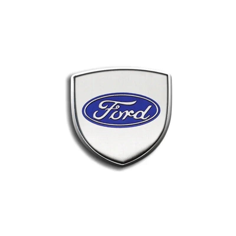 3D Metal Car Side Fender Trunk Emblem Badge Decoration Stickers For Ford Focus 2 3 Mk2 Mk3 Fiesta Mondeo Ranger Ecosport Kuga ST