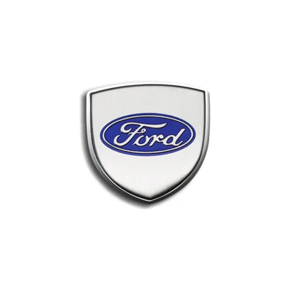 3D Metal Car Side Fender Trunk Emblem Badge Decoration Stickers For Ford Focus 2 3 Mk2 Mk3 Fiesta Mondeo Ranger Ecosport Kuga ST