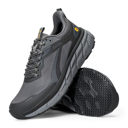 FitVille Men's Wide Toe Box Shoes Cushioned Well Sneakers Non Slip Lightweight Breathable Running Shoes for Swollen Feet