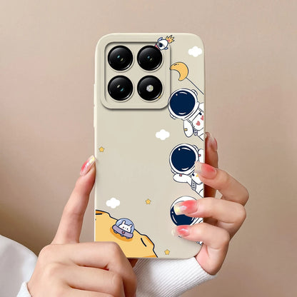 For Xiaomi 14T 14T Pro Cases Cartoon Astronaut Protective Durable Fashion Simplicity Soft Phone Cover For Xiaomi14T 14TPro Coque