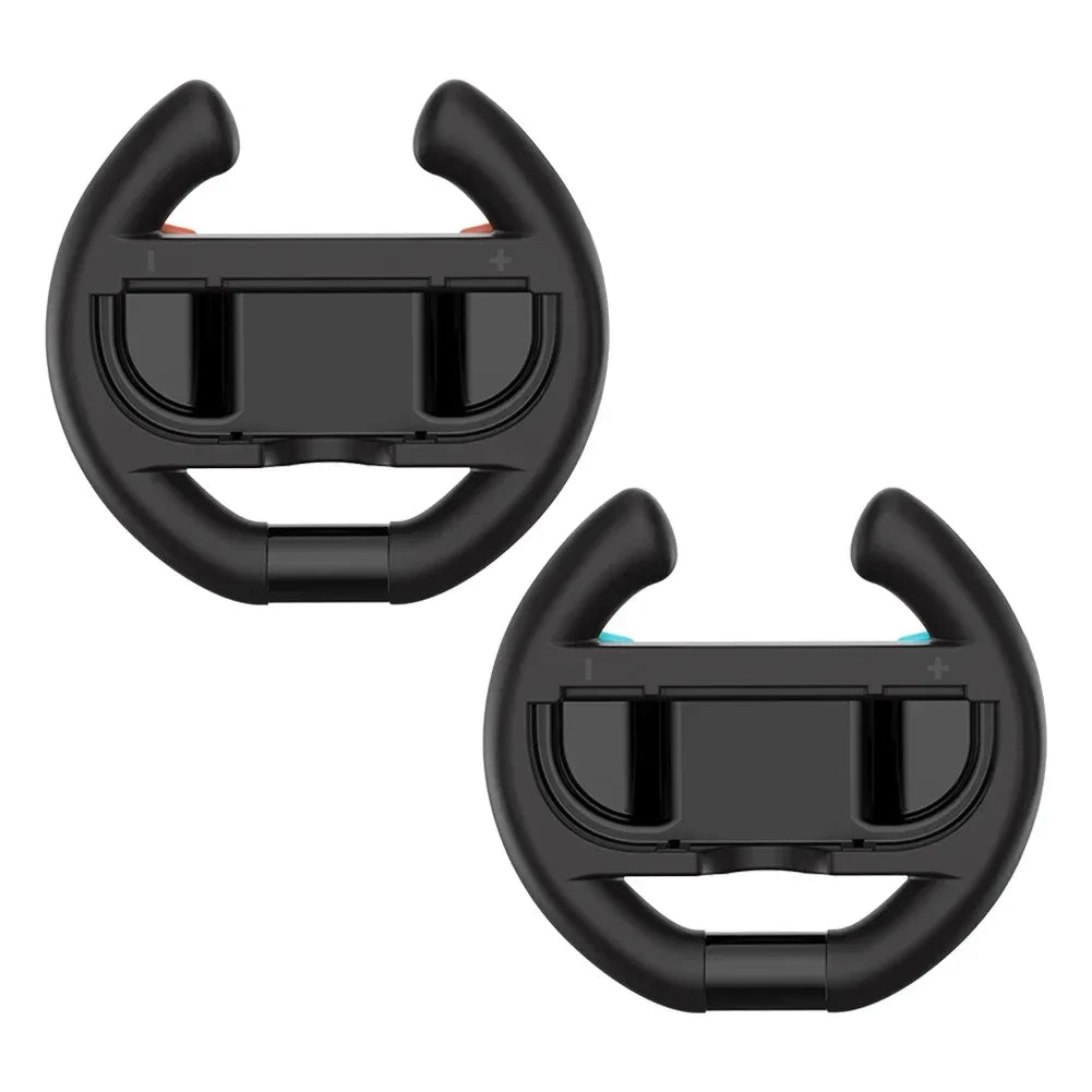 2PCS Steering Wheel for Nintendo Switch 2 JoyCon Controller for NS2 Gaming Racing Steering Wheel Hand Grip for Switch 2 Accessor