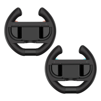 2PCS Steering Wheel for Nintendo Switch 2 JoyCon Controller for NS2 Gaming Racing Steering Wheel Hand Grip for Switch 2 Accessor