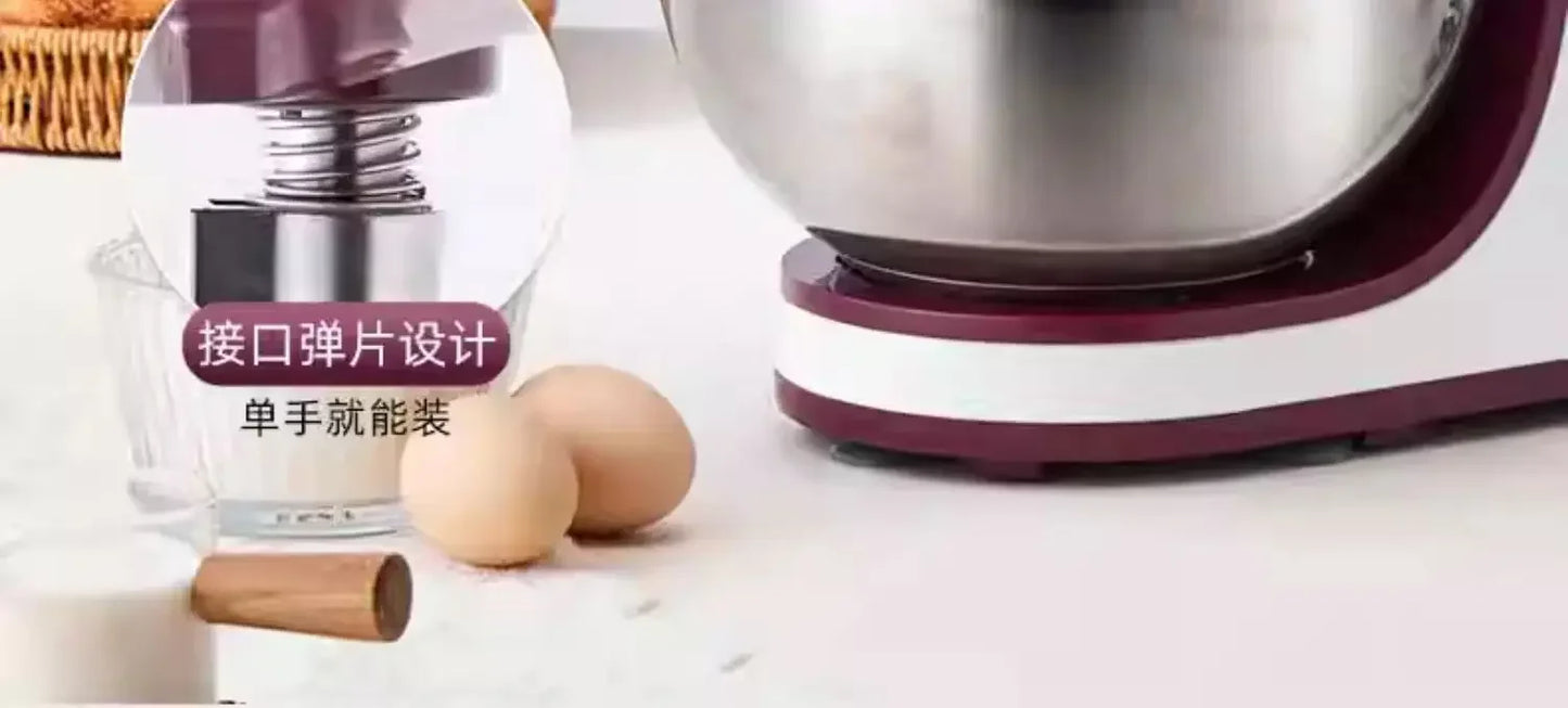 Desktop Egg Beater Electric Household Baking Chef Machine Cream Beater Small Mixing and Noodle Cover Commercial Stand Mixer
