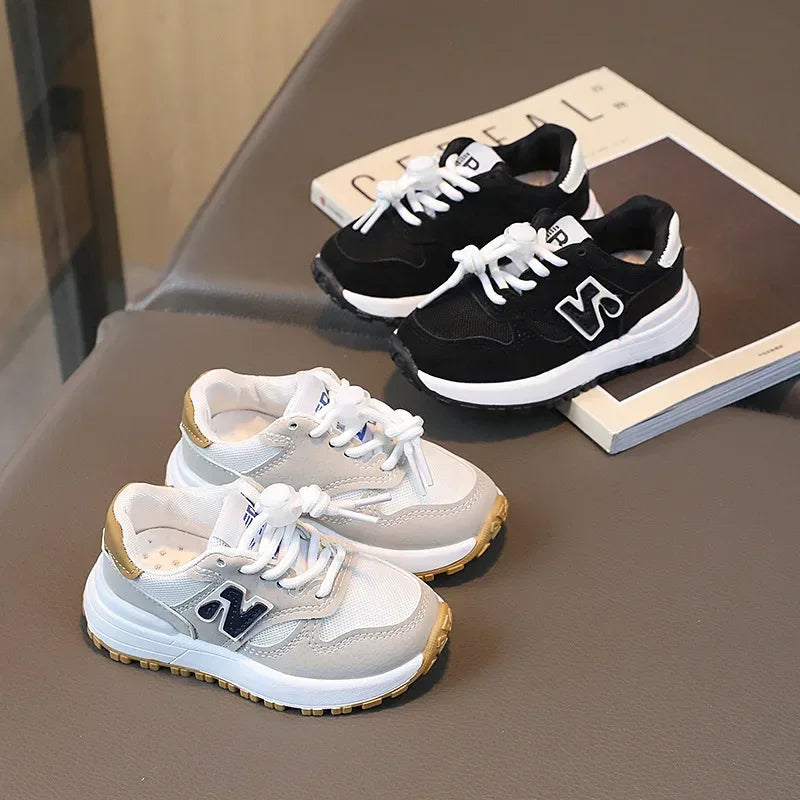 Baby Kid's Spring and Autumn All-match Trend Sneaker Toddler Boy's and Girl's Mesh Upper Breathable Casual Outdoor Walking Shoes