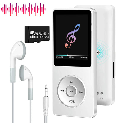 Portable Bluetooth MP3 Player HIFI Music Speakers MP4 Media FM Radio Recorder USB Charging Pocket Sports Running Music Play