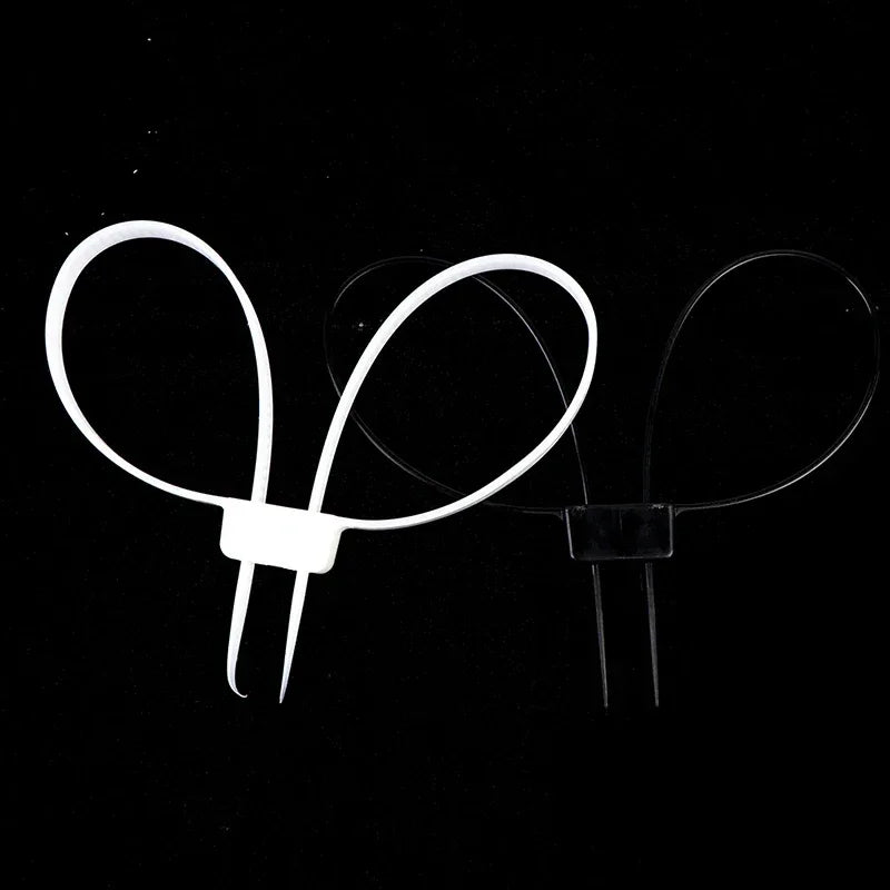 1Pc Plastic Police Handcuffs Double Flex Cuff Handcuffs Zip Tie Nylon Cable Ties