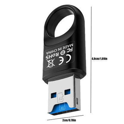 USB 3.0 Memory Card Reader Adapter High Speed Memory Card Reader USB 3.0 for TF SD PC Computer Laptop