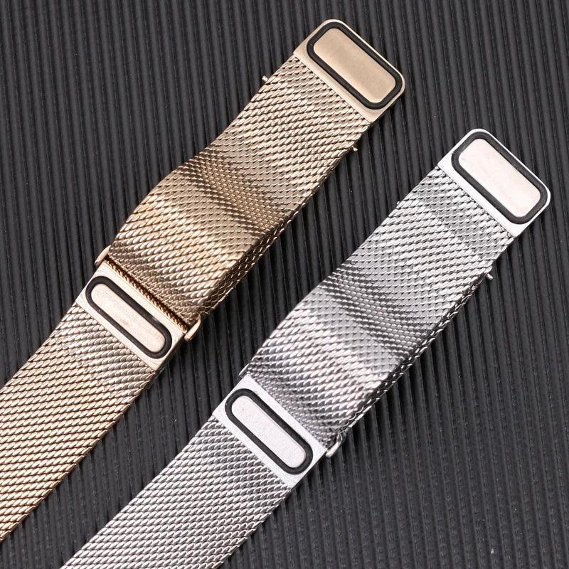 Original Huawei Watch GT4 41mm Milanese Watch Strap GT6 18mm Gold Magnetic Milanese Bracelet for GT5 41mm Stainless Steel Band