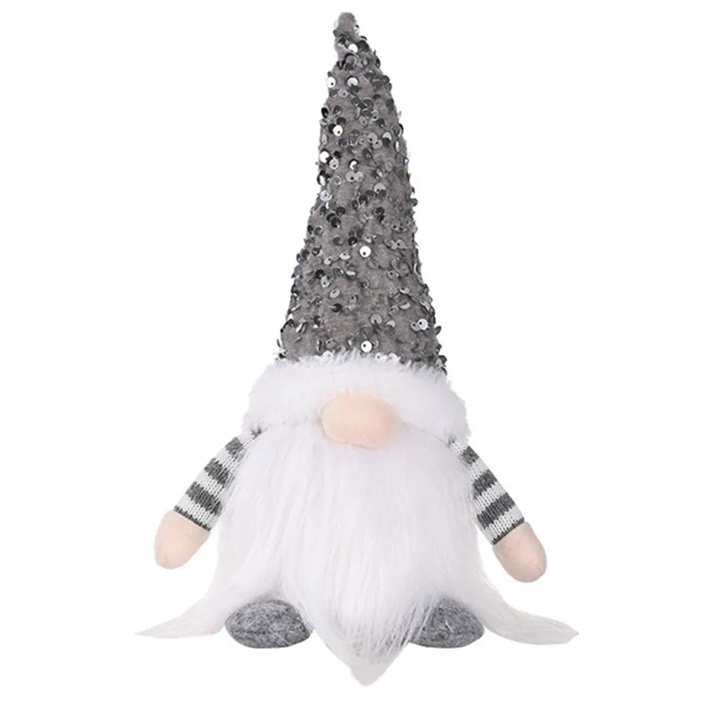 Gnome de Noël LED en peluche, Père Noël, décoration naine sans visage, jouet Joyeux Noël, Noël et Nouvel An, décoration pour la maison