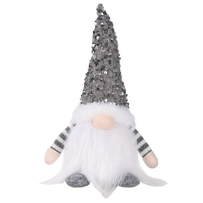 Gnome de Noël LED en peluche, Père Noël, décoration naine sans visage, jouet Joyeux Noël, Noël et Nouvel An, décoration pour la maison