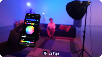 ZHIYUN MOLUS X200 RGB X200 Bi-color LED Video Light 200W High Brightness Adjustable Color Temp APP Control for Vlogging Filming