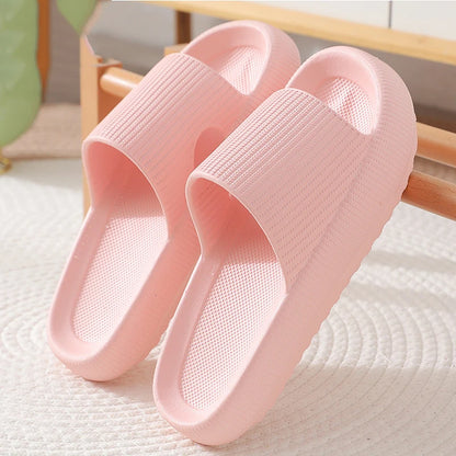Kidmi Summer Thick Sole Slippers Men Sandals Home Softsole Slippers Outdoor Breathable Sandals for Home Flat Sandals Men's Shoes