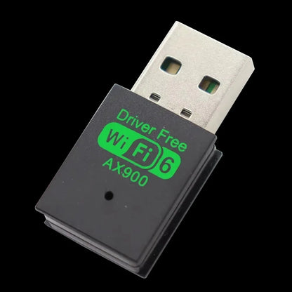 AX900 WIFI 6 Adapter USB Network Card 2.4G&5GHz Dual Band Signal Reception Dongle For Laptop Driver Free Wireless Wlan Receiver
