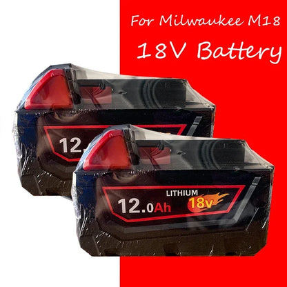 DHL 18V 12Ah For Milwaukee M18 Battery Li-Ion Replacement Battery For Milwaukee 18V M18 48-11-2830 0730-20 Tool battery
