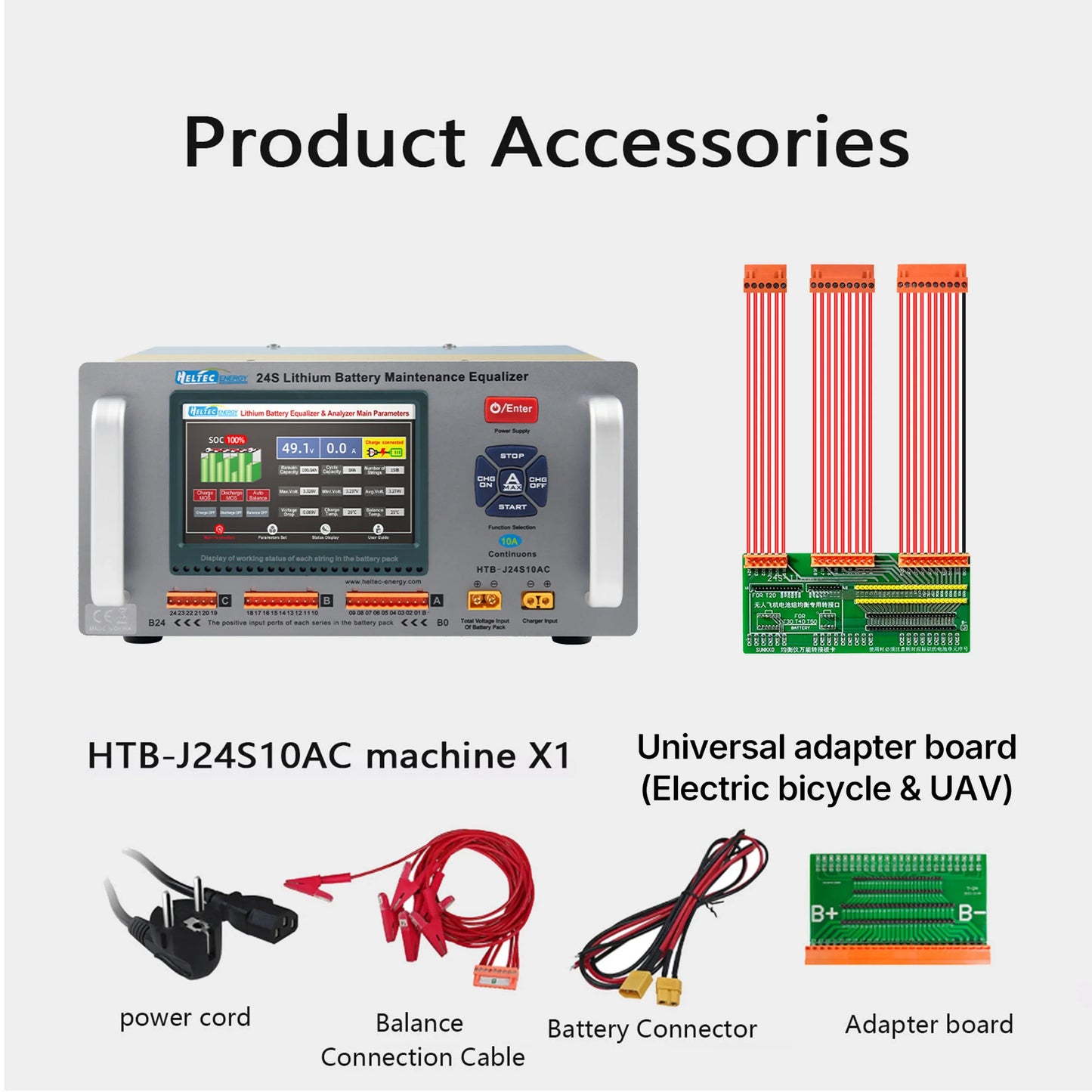 Heltec 2s-24s 32S battery automatic equalizer 4A7A Electric vehicle/Car Battery voltage balance 32s WIFI 25A Repair equipment
