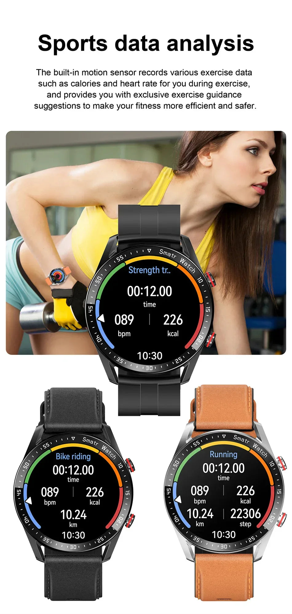 2026 New Voice Call Smart Watch Men GT Series HD AMOLED Screen Heart Rate Sports Watch ECG+PPG Health Smartwatch For Android IOS