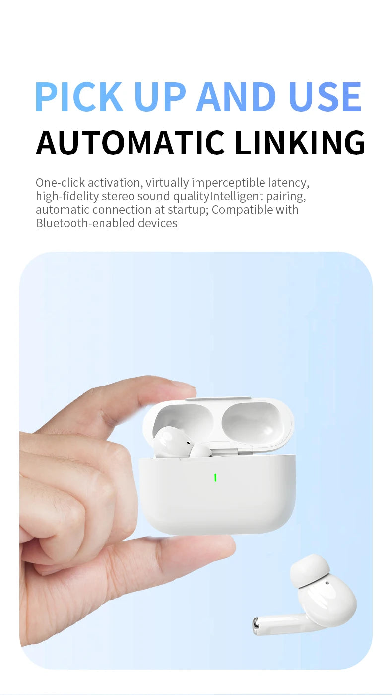 TWS BT 5.2 ENC Handsfree True Wireless In Ear Earbuds Stereo Mini Headphones Earphones Headsets Pro Pods