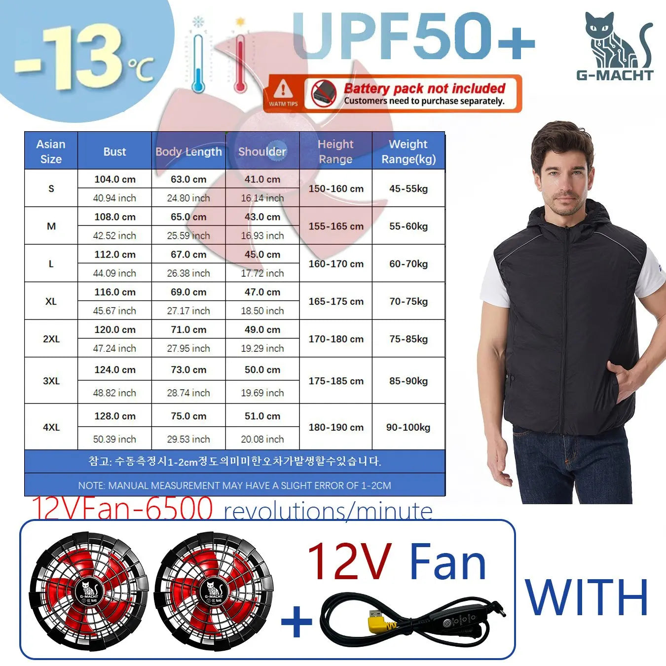 Summer Cooling Vest For Couples Breathable Fan Air Conditioner Jacket Sleeveless Heat Resistant Outdoor Workwear