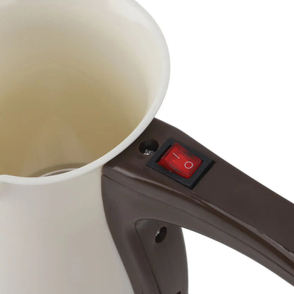 500ml Electric Coffee Pot with Handle Stainless Steel Electric Coffee Making Hot Tea Kettle
