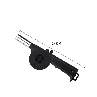 1pc Grill Manual Fan Hand Crank BBQ Fan Portable Barbeque Air Blower With Manual Handle BBQ Accessories