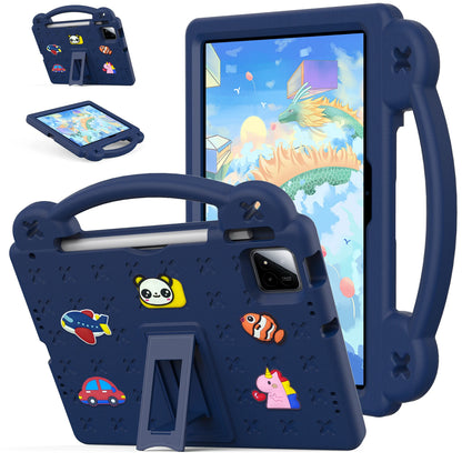 Cute Bear EVA Case For Official Xiaomi Pad 8 7 Pro 2025 11.2 Built-in Kickstand Kids Funda Cover Shockproof With Portable Holder