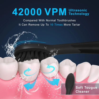 Seago Electric Toothbrush Two-engines Magnetic Core Oral Care Smart Adult Timer Brush Waterproof Brushes SG540