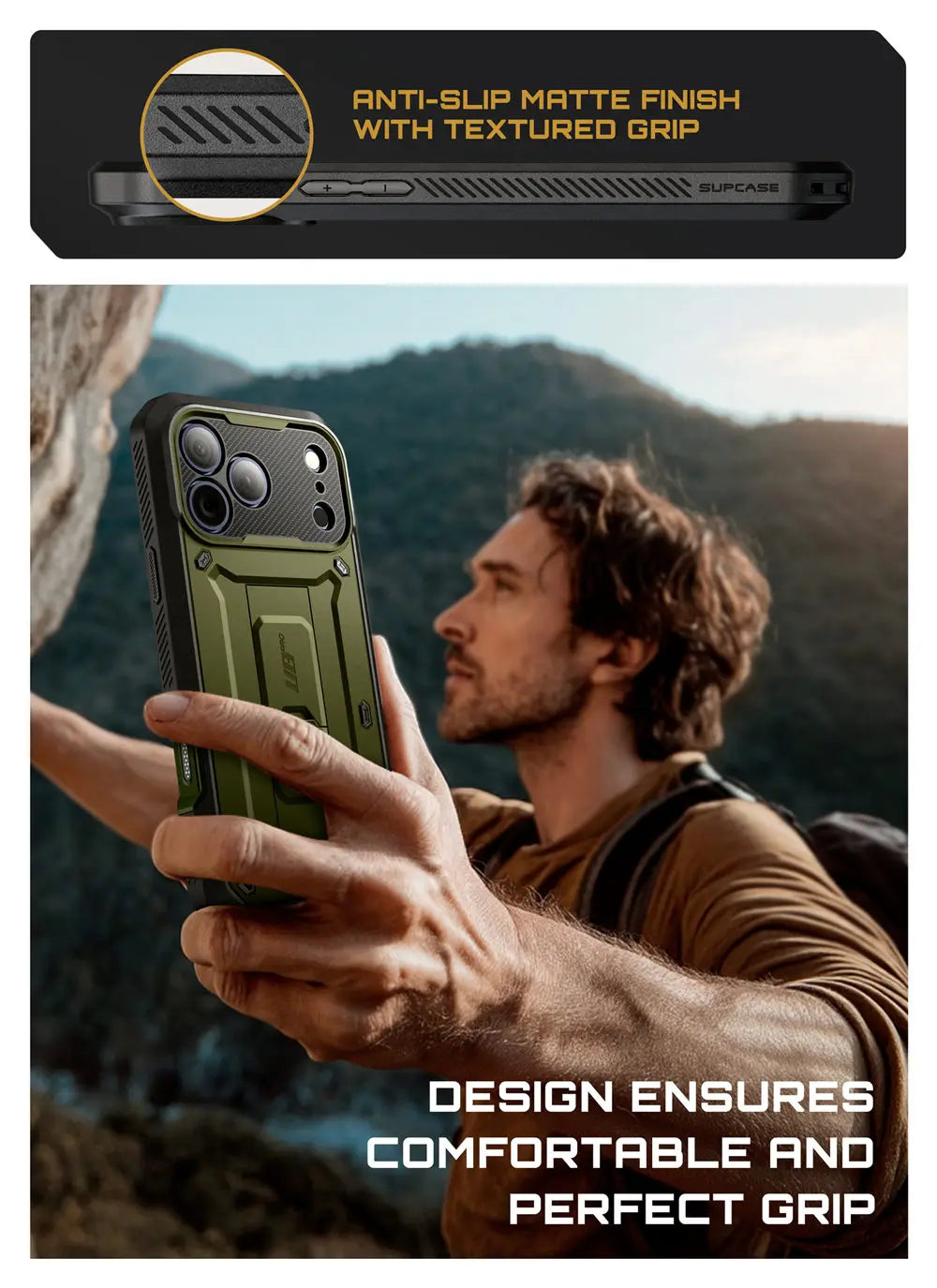 SUPCASE For iPhone 17 Pro Max Case 6.9" (2025) UB Pro Full-Body Heavy Duty Rugged Phone Case with Built-in Screen Protector