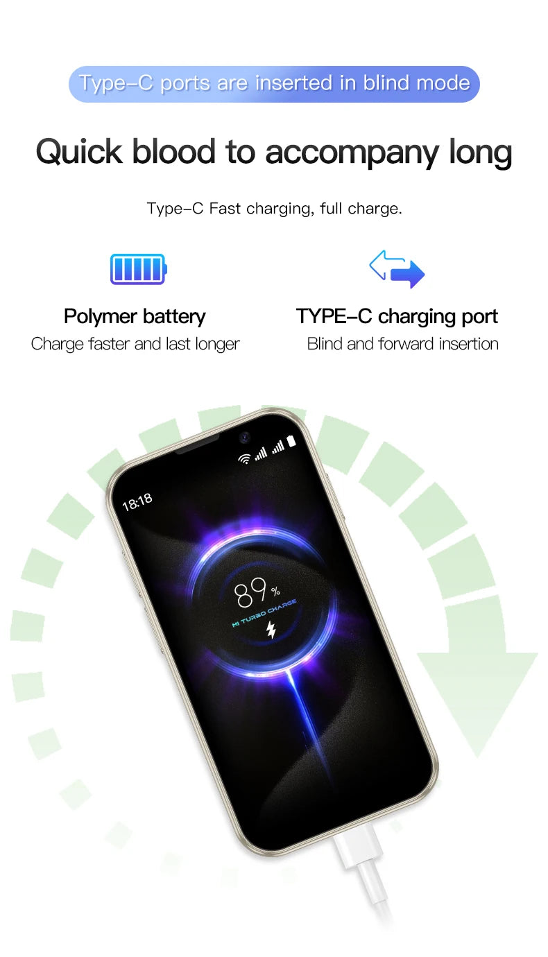 SOYES New XS18Pro 3.0" Mini Smartphone 2GB RAM 16GB ROM Facial Recognition Android 9.0 Dual SIM Standby 3G Network Little Phone