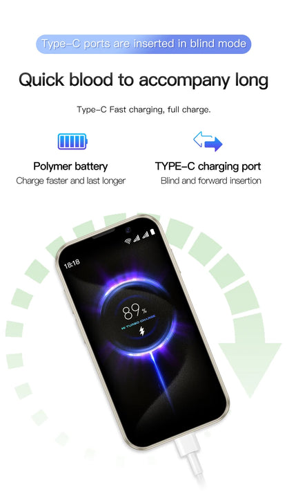 SOYES New XS18Pro 3.0" Mini Smartphone 2GB RAM 16GB ROM Facial Recognition Android 9.0 Dual SIM Standby 3G Network Little Phone