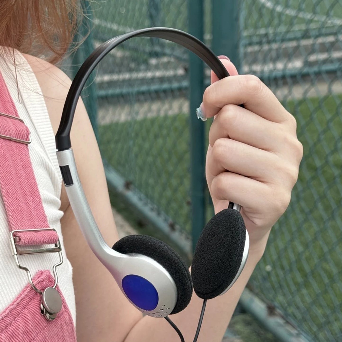 Personality Retro Classic Music Headphones Fashion Game Headset Portable Sport Wired Earphone Photography Photo Props