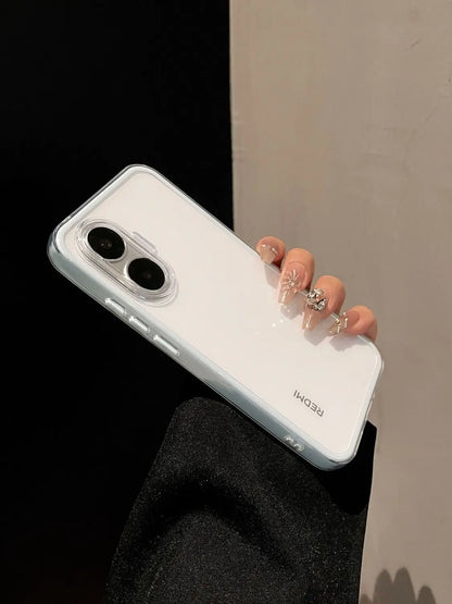 For POCO F7 Case Simple High-value Silicone Drop-proof PC Cover For Redmi turbo4 pro 5G Shockproof Bumper Fudna