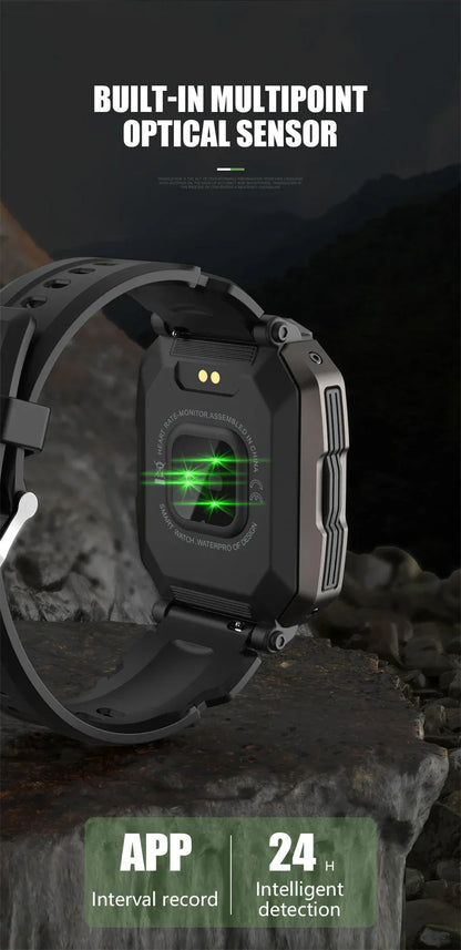 Smart Watch Men Swim IP68 ATM Waterproof Smart Clock Outdoor Sports Fitness Tracker Health Monitor Smartwatch For Android IOS