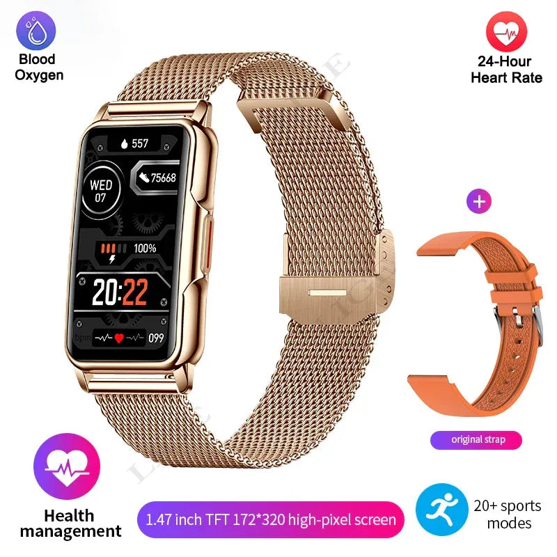 Bluetooth Connected Phone Smart Watch Women Men Music Fitness Sports Bracelet Sleep Monitor Man Waterproof Smartwatch Women+Box