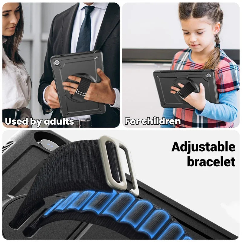 Funda For Samsung Galaxy Tab A11 A9 8.7 Plus 11 inch 2025 2023 X216B Case Shockproof Safe PC Silicon Hybrid Stand Tablet Cover