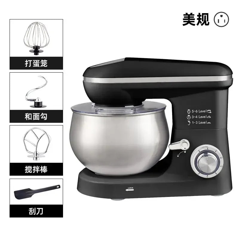 110V/220V Dragon Stand Mixer Small Household Multi-function Dough Kneader Cream Whisker Automatic LAB