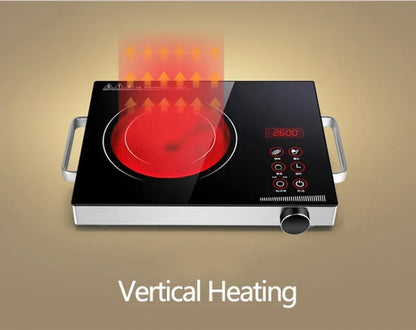 Electric ceramic stove for home cooking, barbecue, hot pot, tea making, intelligent induction cooker